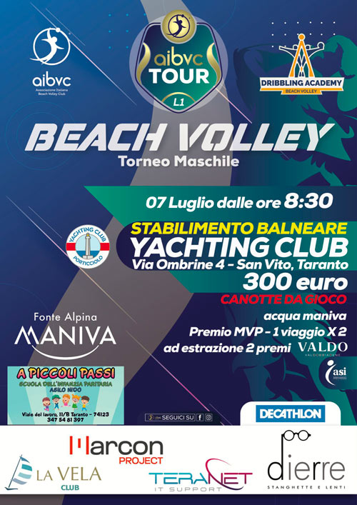 L1 Maschile Beach Volley Taranto Dribbling